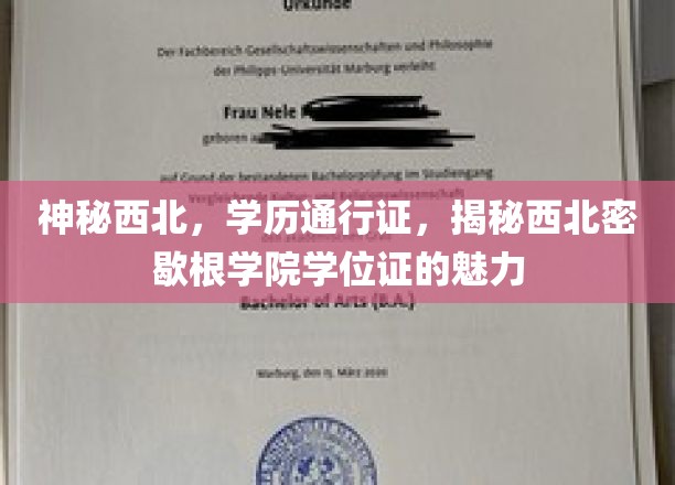 西北秘境学府，学历金钥匙，探索密歇根学院学位证的独特魅力