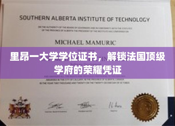 里昂第一大学学位证书，解锁法国顶级学府的荣耀凭证