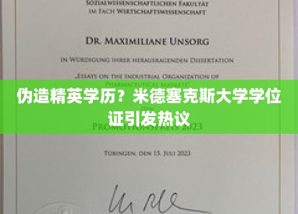 米德塞克斯大学学历门事件，精英光环下的学历疑云？