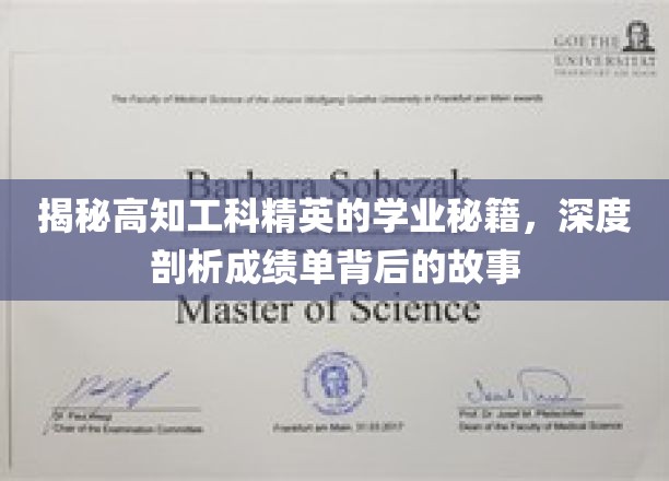 解码学霸工科精英，揭秘成绩单背后的非凡历程