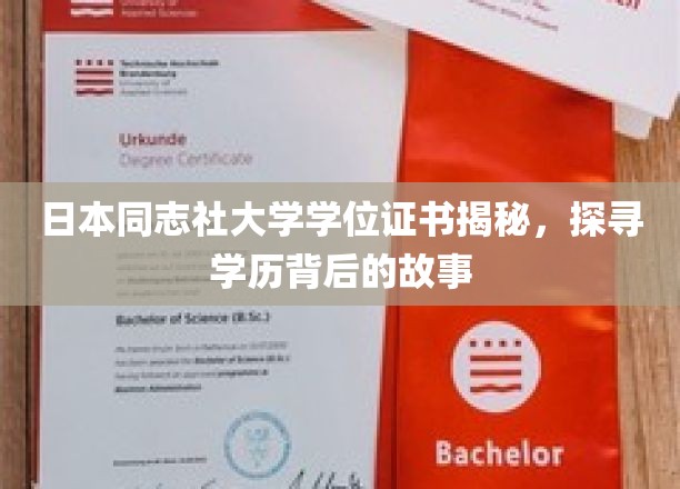 揭开同志社大学学位证书的面纱，探寻学历背后的传奇故事