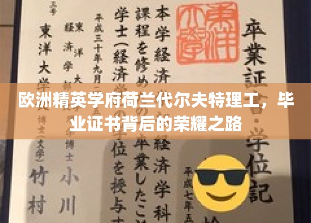欧洲精英学府荷兰代尔夫特理工，毕业证书背后的荣耀之路