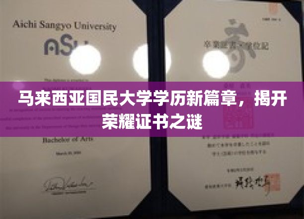 马来西亚国民大学学历新篇章，揭开荣耀证书之谜