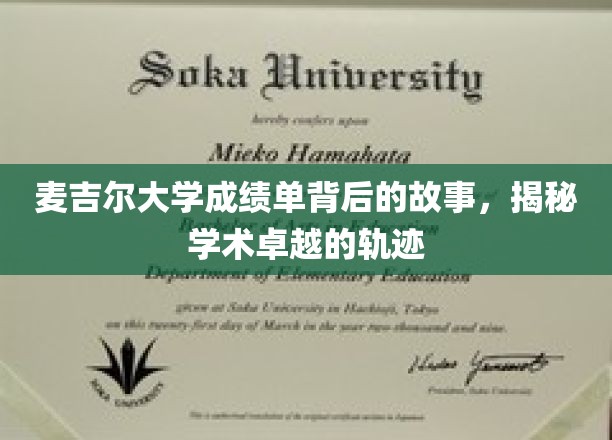麦吉尔大学成绩单背后的故事，一探学术卓越的轨迹