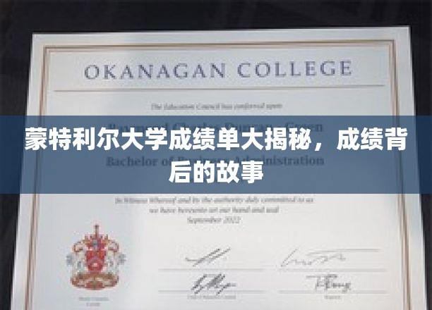 揭开蒙特利尔大学成绩单的秘密，探寻成绩背后的传奇故事