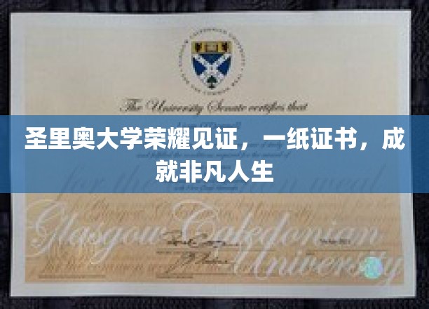 圣里奥大学荣耀见证：一纸证书，成就非凡人生