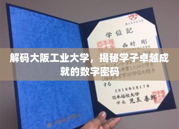 揭秘大阪工业大学，解码卓越学子的成长密码