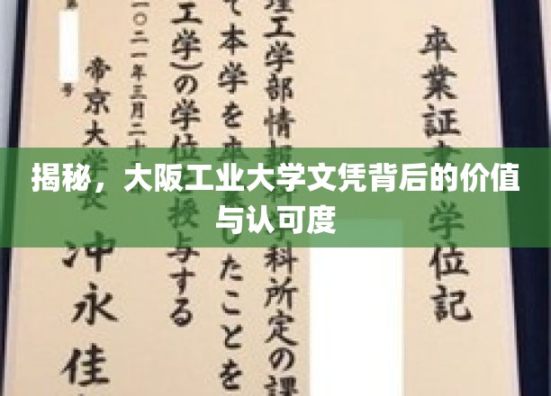 揭开大阪工业大学文凭的含金量与全球认可度之谜