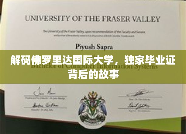 解码佛罗里达国际大学，独家毕业证背后的故事
