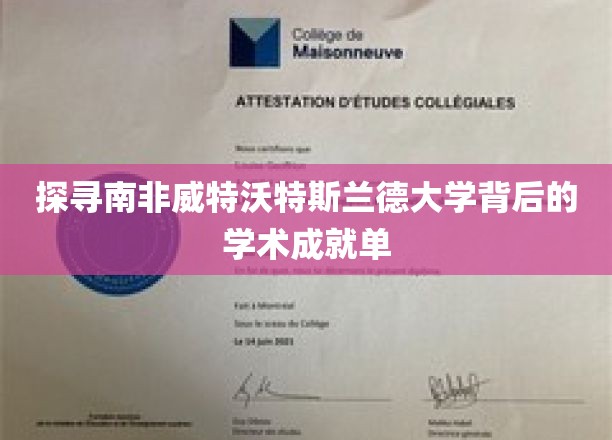 南非威特沃特斯兰德大学，揭秘学术殿堂的辉煌足迹