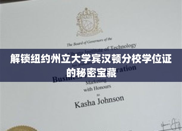 解锁纽约州立大学宾汉顿分校学位证的秘密宝藏