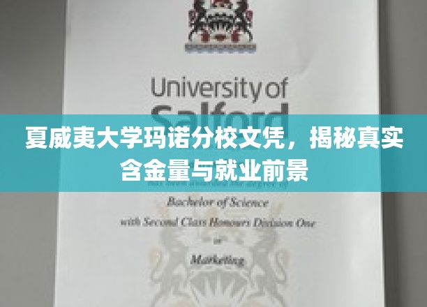 夏威夷大学玛诺分校文凭，揭秘真实含金量与就业前景