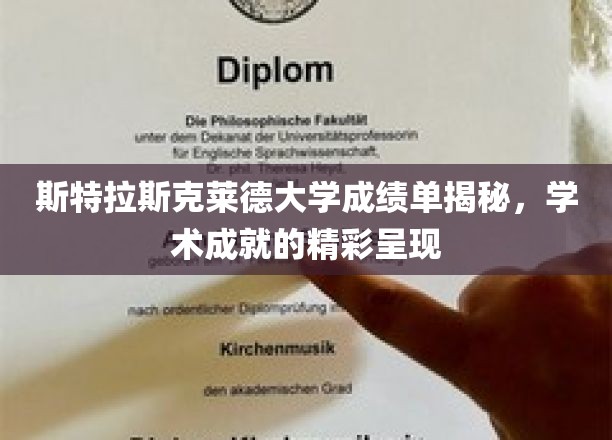 斯特拉斯克莱德大学成绩单背后的学术辉煌一览