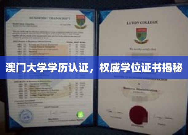 解码澳门大学学位证书，权威认证背后的故事