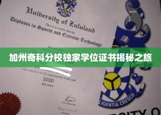 加州奇科分校独家学位证书揭秘之旅