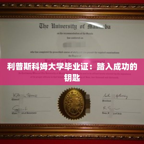 利普斯科姆大学毕业证：踏入成功的钥匙