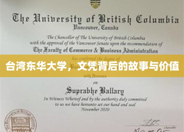 揭开东华大学文凭的面纱，探究其背后的传奇故事与非凡价值