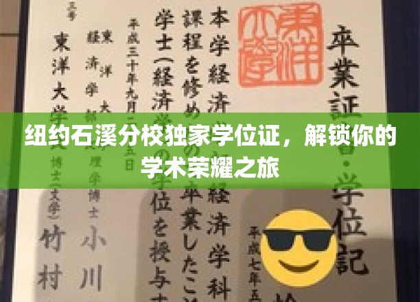 石溪分校荣耀启航，探索纽约独家学位证背后的无限可能