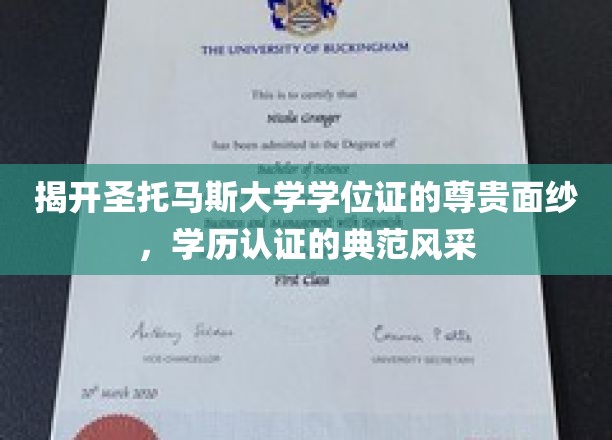 圣托马斯大学学位证，探寻学历认证的奢华象征与卓越品质