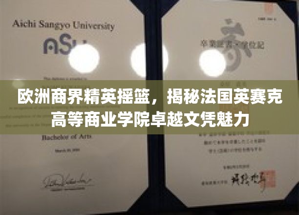 法国英赛克商学院，成就欧洲商业领袖的摇篮之旅