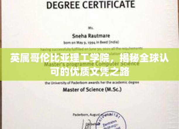 探索英属哥伦比亚理工学院，培养国际认可精英的摇篮