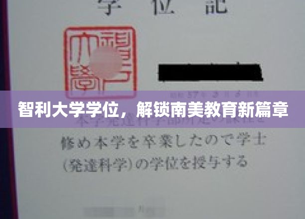 智利学位引领，开启南美教育革新之旅