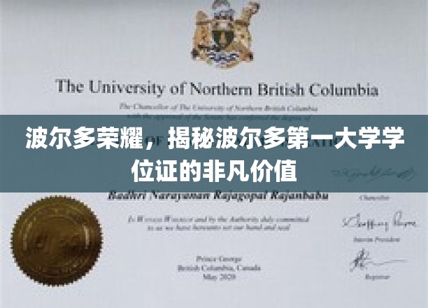 波尔多荣耀，揭示波尔多第一大学学位证的非凡价值