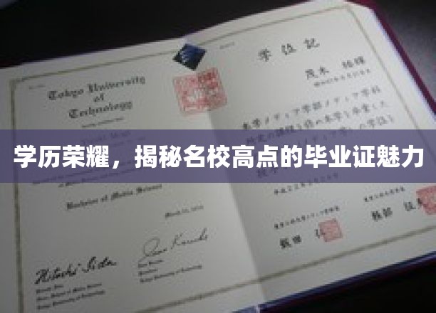 名校光环下的学历荣耀，毕业证书背后的不凡魅力