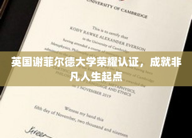 荣耀启航，谢菲尔德大学认证助力非凡人生征程