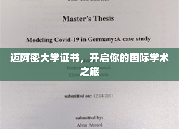 迈阿密大学证书，开启你的国际学术之旅