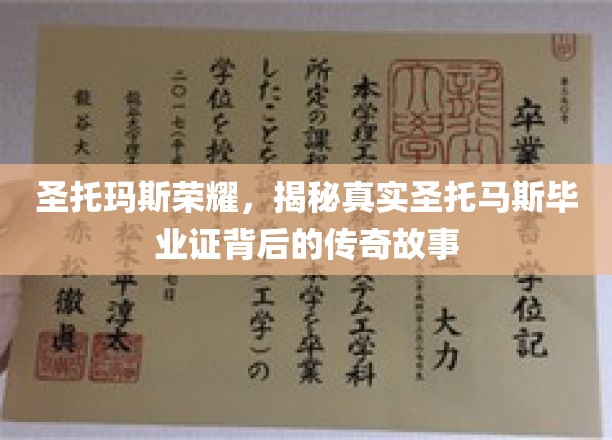 揭开圣托玛斯荣耀，毕业证书背后的神秘传奇之旅