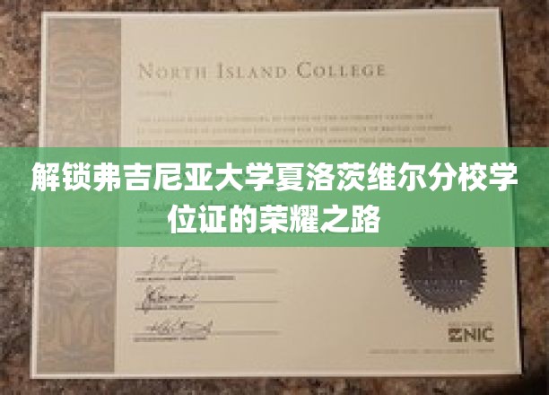 解锁弗吉尼亚大学夏洛茨维尔分校学位证的荣耀之路