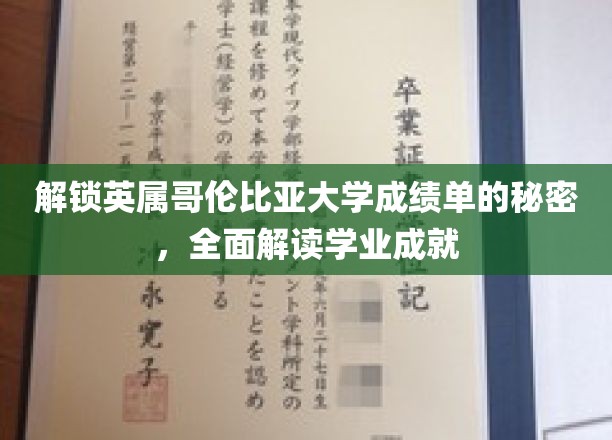 揭秘英属哥伦比亚大学成绩单的奥秘，深度解析学业辉煌之路