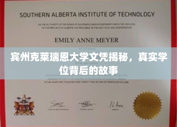 宾州克莱瑞恩大学学位之谜，揭开虚假文凭背后的真实面纱