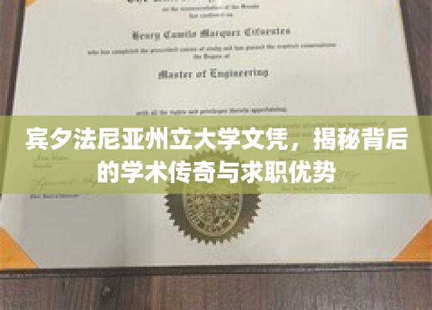 宾夕法尼亚州立大学文凭，解锁学术辉煌与职场胜势的秘密武器
