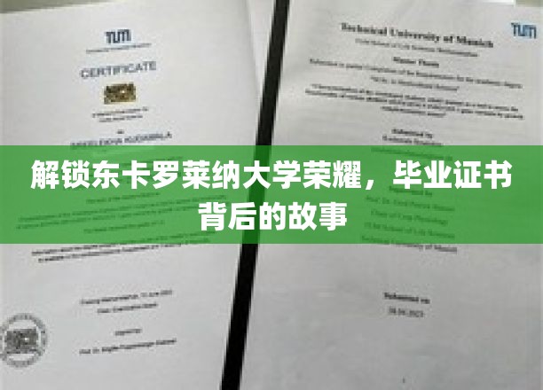 探寻东卡罗莱纳大学辉煌，毕业证书背后的传奇故事