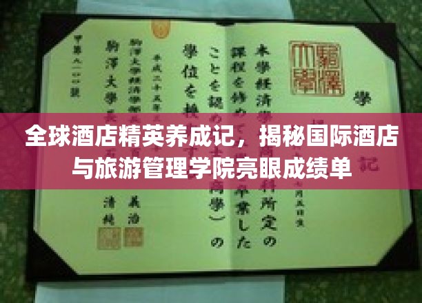 全球酒店精英养成记，揭秘国际酒店与旅游管理学院亮眼成绩单