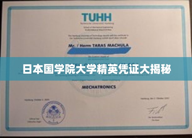 日本国学院大学精英培养之谜揭晓