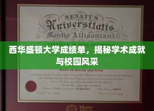 西华盛顿大学成绩单大揭秘，探索学术辉煌与校园魅力全景