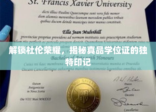 杜伦荣耀揭秘，真品学位证印记大揭秘