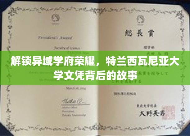 探寻特兰西瓦尼亚大学文凭之谜，揭秘欧洲学府的传奇魅力