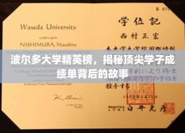 波尔多大学精英风云录，探寻学霸背后的励志传奇