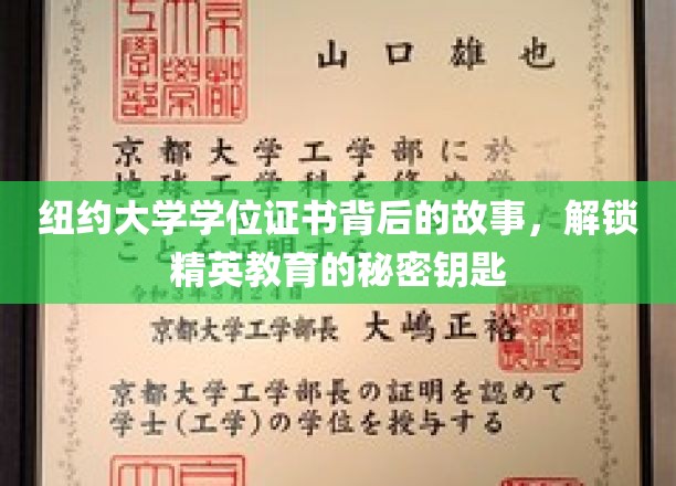 解码纽约大学，探寻学位证书背后的精英教育奥秘