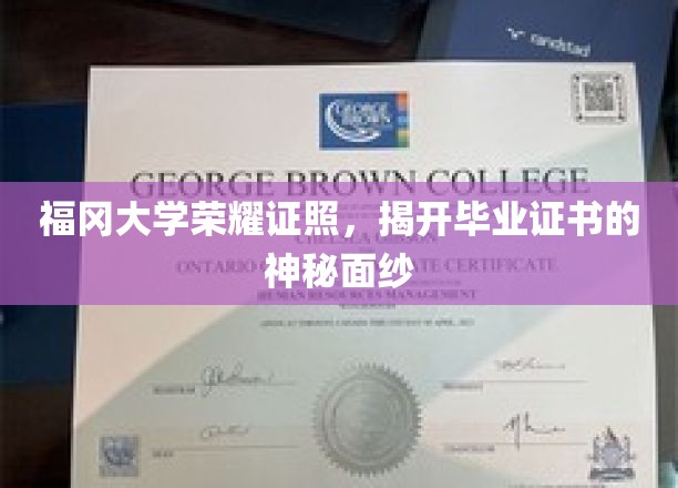 解码福冈大学荣耀，一探毕业证书的非凡奥秘