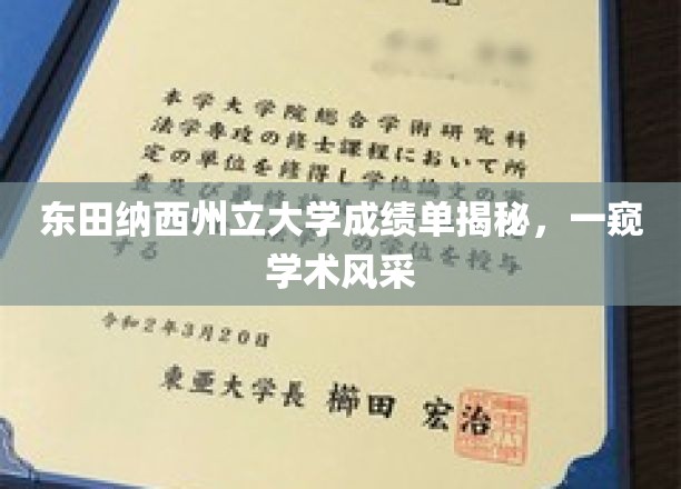探寻东田纳西州立大学真实成绩单，揭秘学子学术实力风采