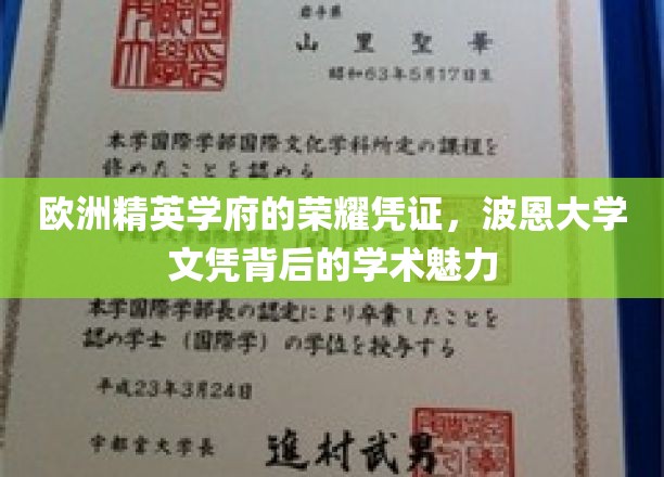 波恩大学文凭，探寻欧洲精英学府的学术辉煌密码