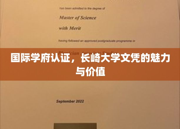 解锁国际认可，长崎大学文凭的独特魅力与无限价值