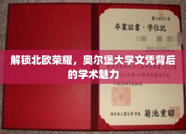 探寻北欧教育之光，奥尔堡大学文凭的学术奥秘揭晓