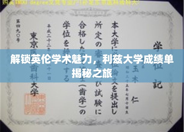 探寻利兹大学学术秘境，揭秘英国高等学府非凡成就