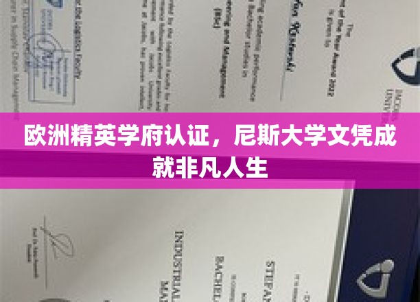 欧洲精英学府认证，尼斯大学文凭成就非凡人生